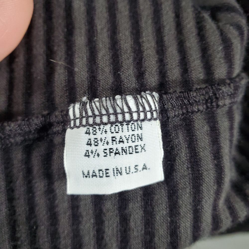 L Bryn Walker Knit Striped Shawl Collar Waterfall Cardigan Longline Lagenlook - Picture 6 of 13